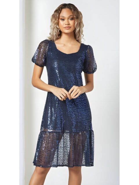 SEQUINS MINI DRESS