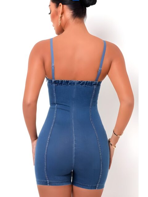 Denim Corset Playsuit