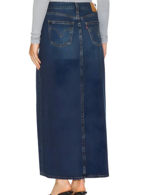 Maxi Denim Skirt , sewing pattern. skirt