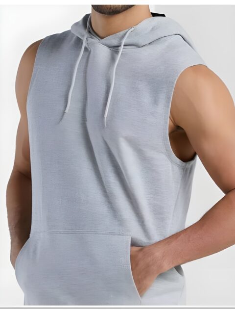 Men's Sleeveless Hoodie