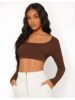 Scoop Neck Crop Top