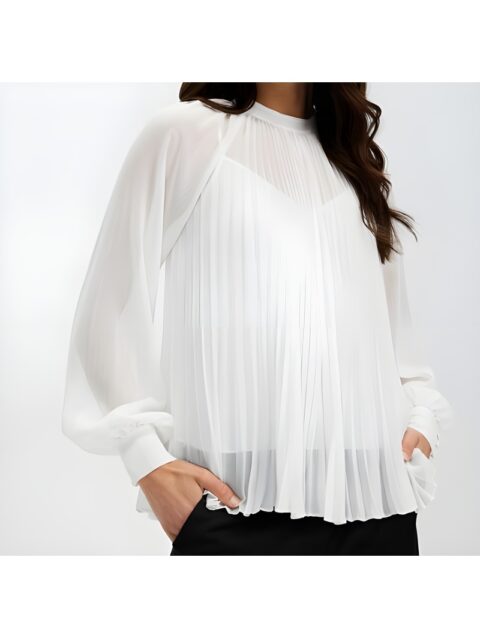 Pleated Blouse