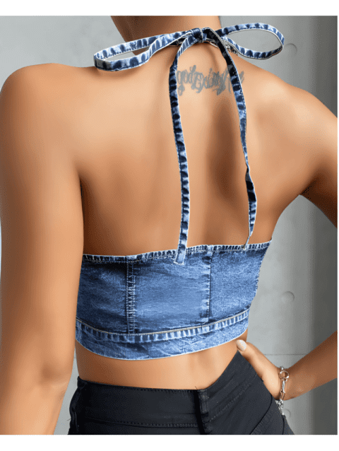 Denim Crop Top