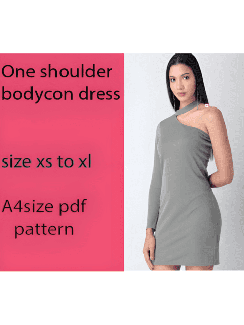 One-shoulder Bodycon dress