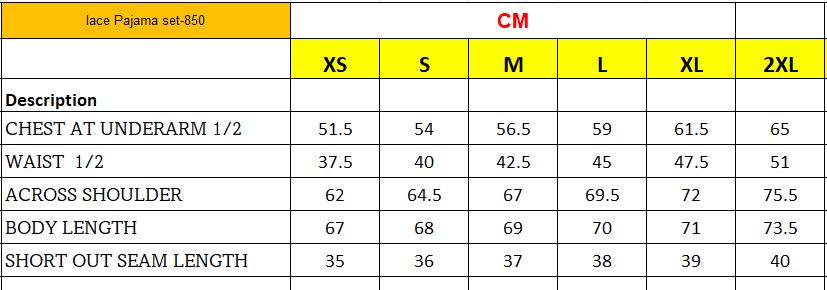 lace Pajama set lace Pajama set