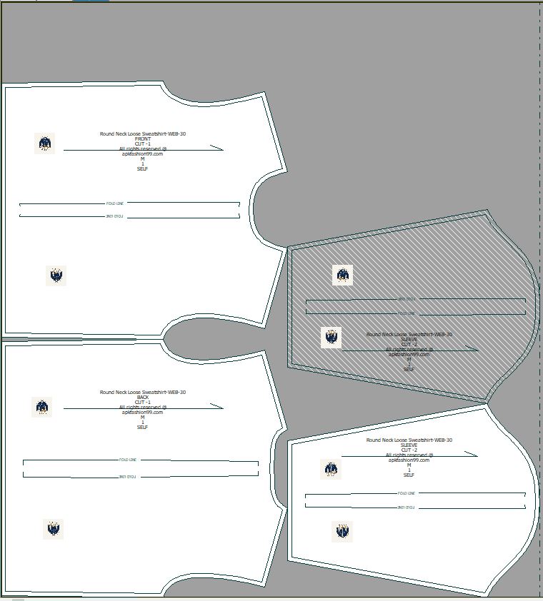 Loose fit Round Neck Sweatshirt Loose fit Round Neck Sweatshirt