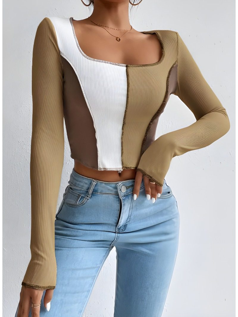 COLOR BLOCK TOP COLOR BLOCK TOP