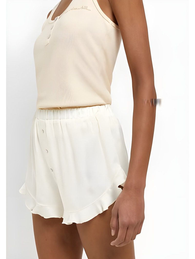 Ruffle Pajama Shorts (3) Ruffle Pajama Shorts