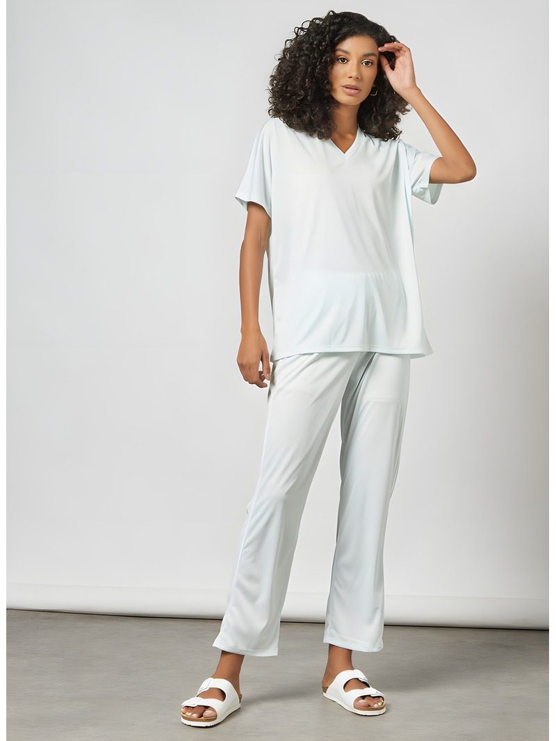 V-Neck Top & Jumpsuit V-Neck Top & Jumpsuit