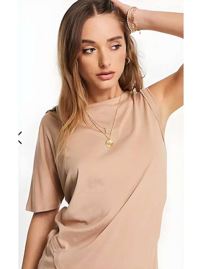 Drape Shoulder T-Shirt Drape Shoulder T-Shirt