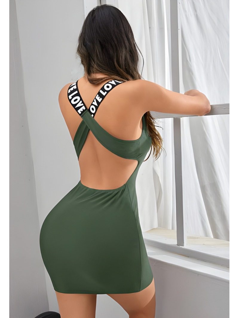 Crisscross Back Dress Crisscross Back Dress