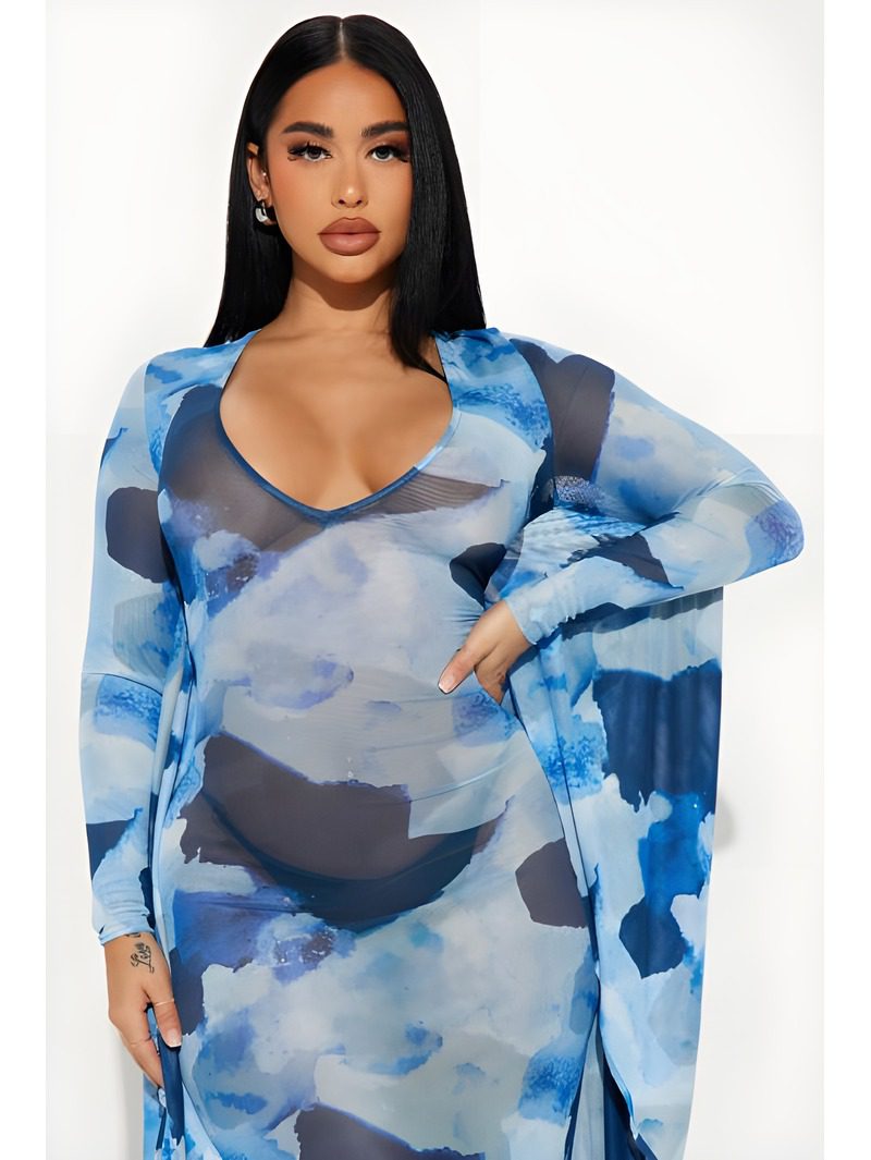 Mesh Maxi Dress Mesh Maxi Dress