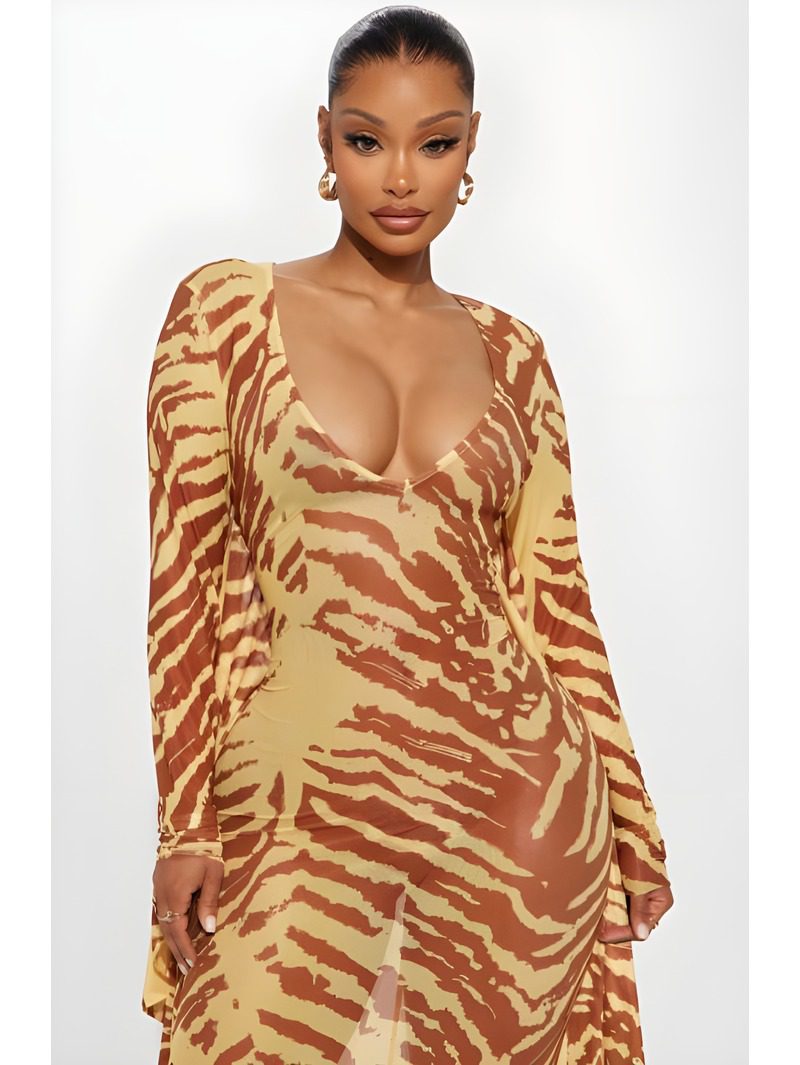 Mesh Maxi Dress (6) Mesh Maxi Dress