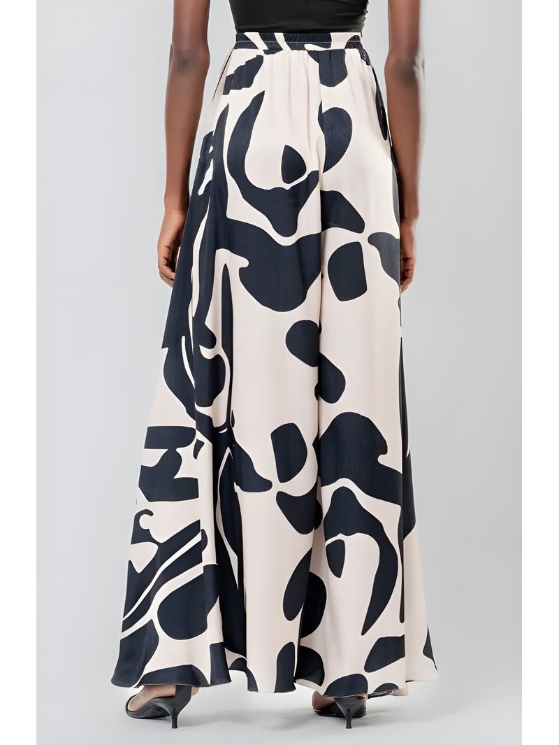 Wide Leg Pants ,black and white Wide Leg Pants