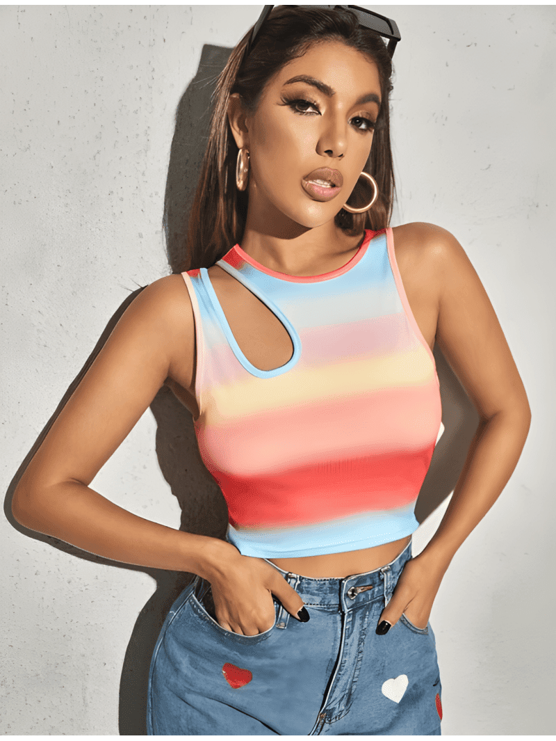 Asymmetrical Crop Top Asymmetrical Crop Top