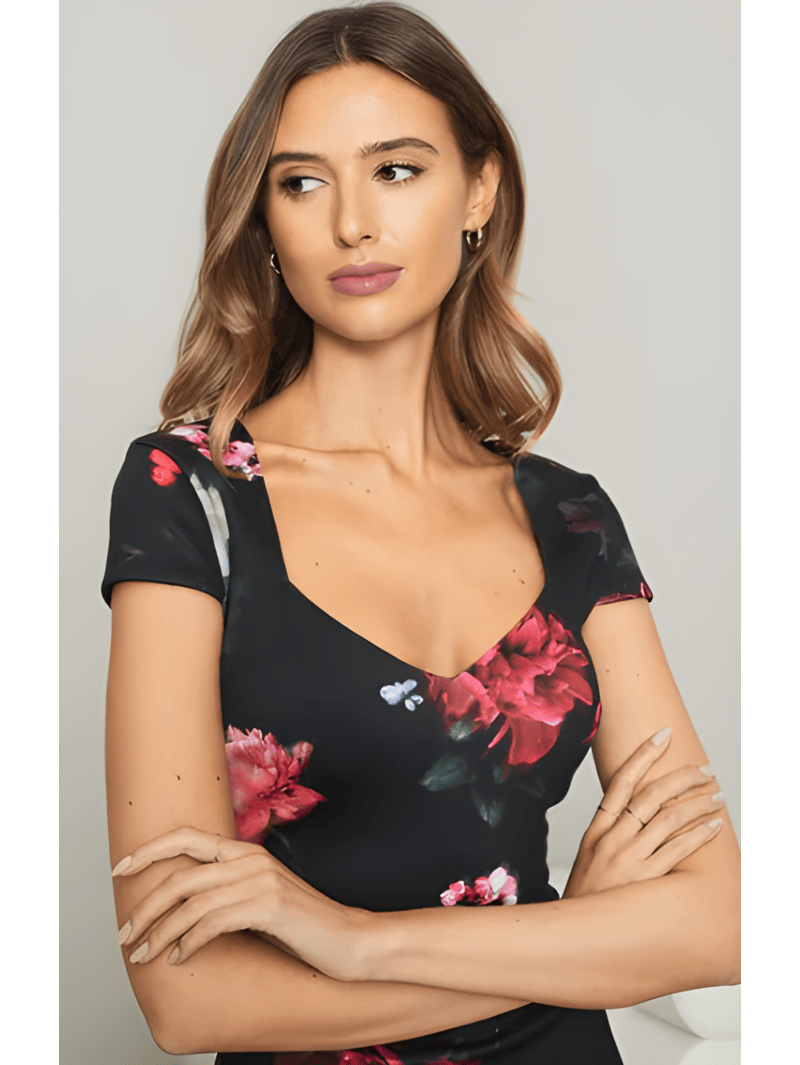 Sweetheart Cap Sleeve Dress Sweetheart Cap Sleeve Dress