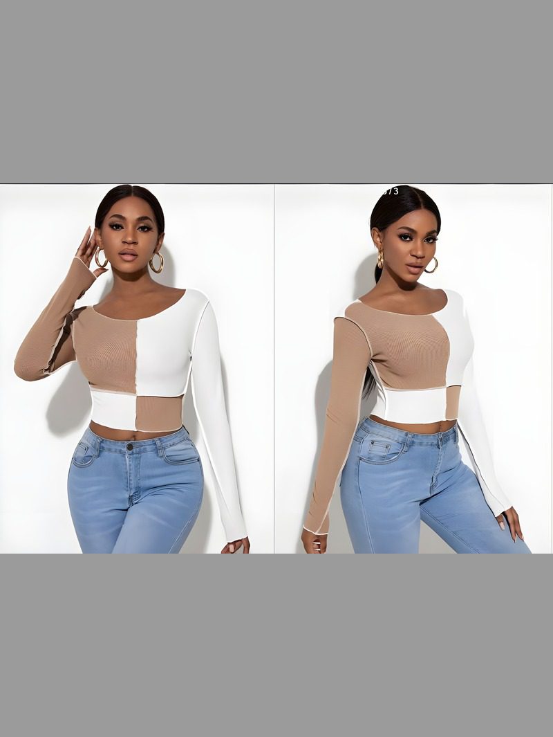 Color Block Crop Top PDF Pattern Color Block Crop Top PDF Pattern