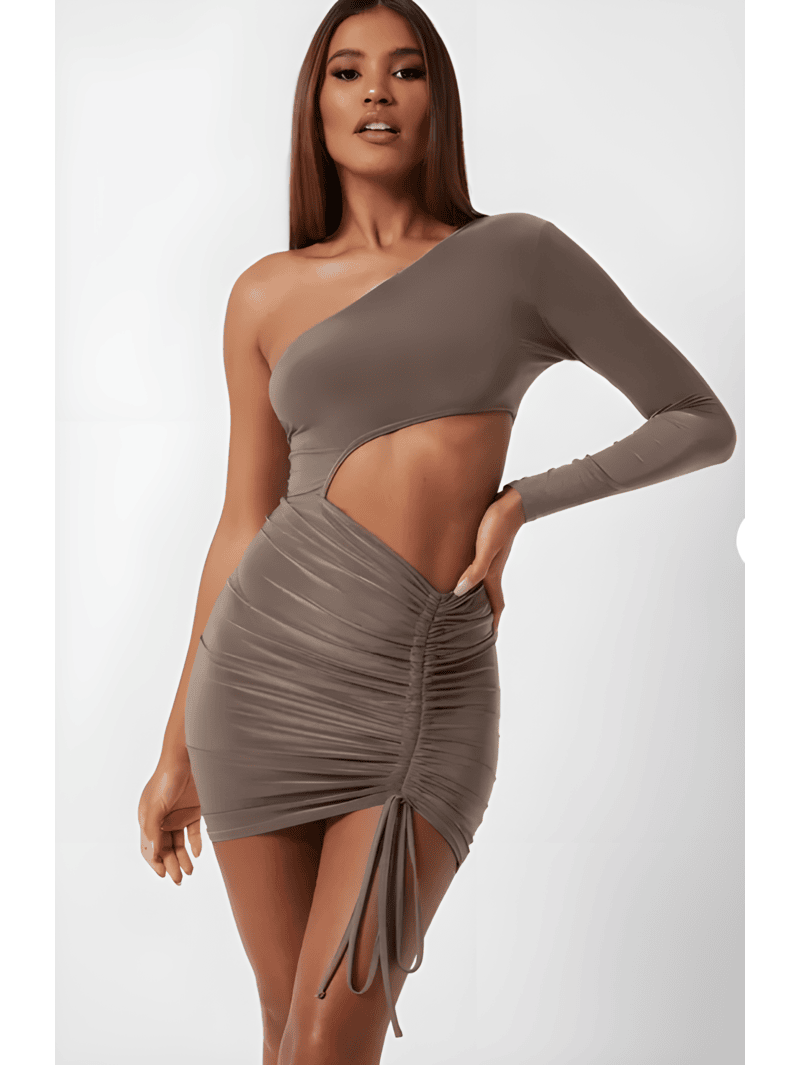 One-Shoulder Mini Dress One-Shoulder Mini Dress