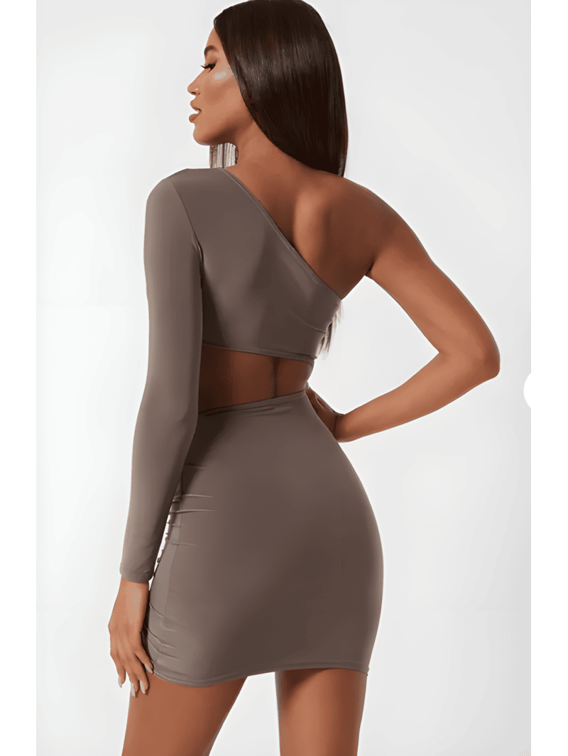 One-Shoulder Mini Dress One-Shoulder Mini Dress