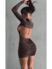 Open Back Mini Dress