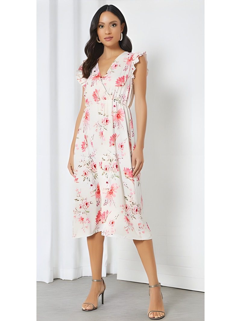 Ruffle Sleeve Dress Ruffle Sleeve Dress