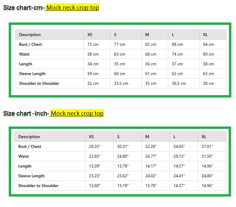 Mock Neck Crop Top Mock Neck Crop Top