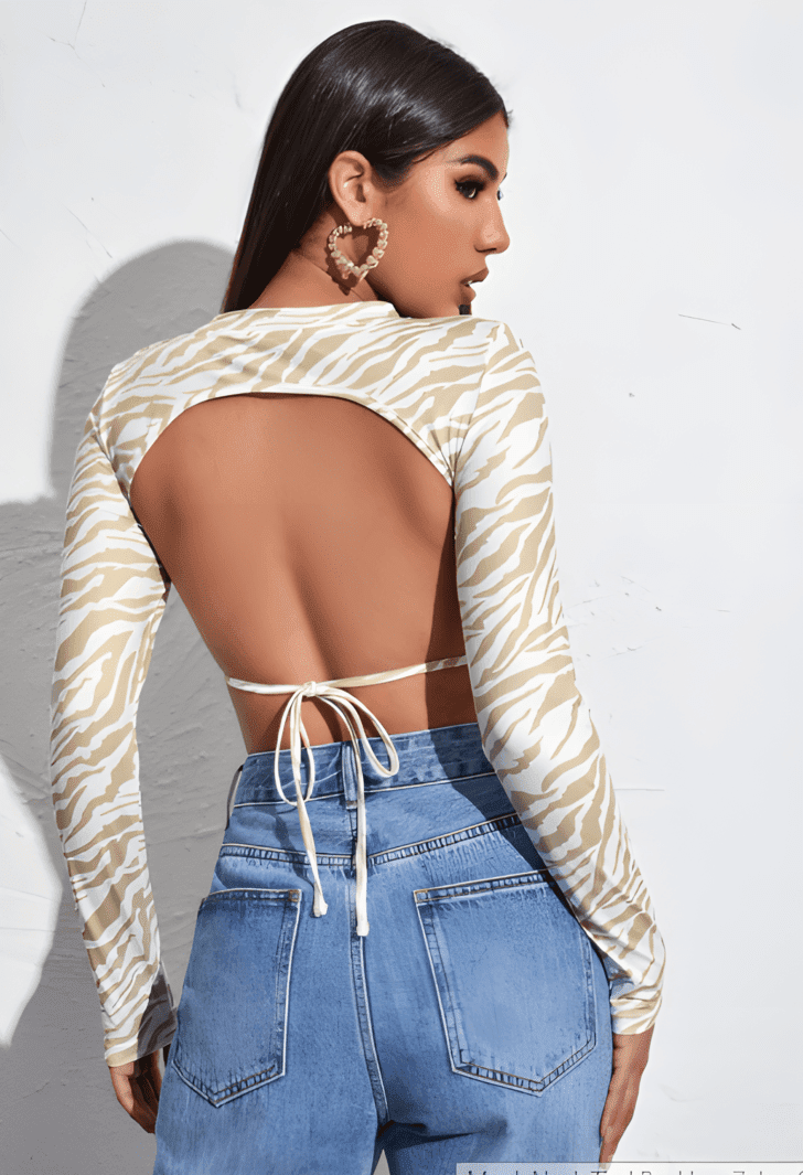 Open Back Crop Top PDF Pattern (2) Open Back Crop Top PDF Pattern