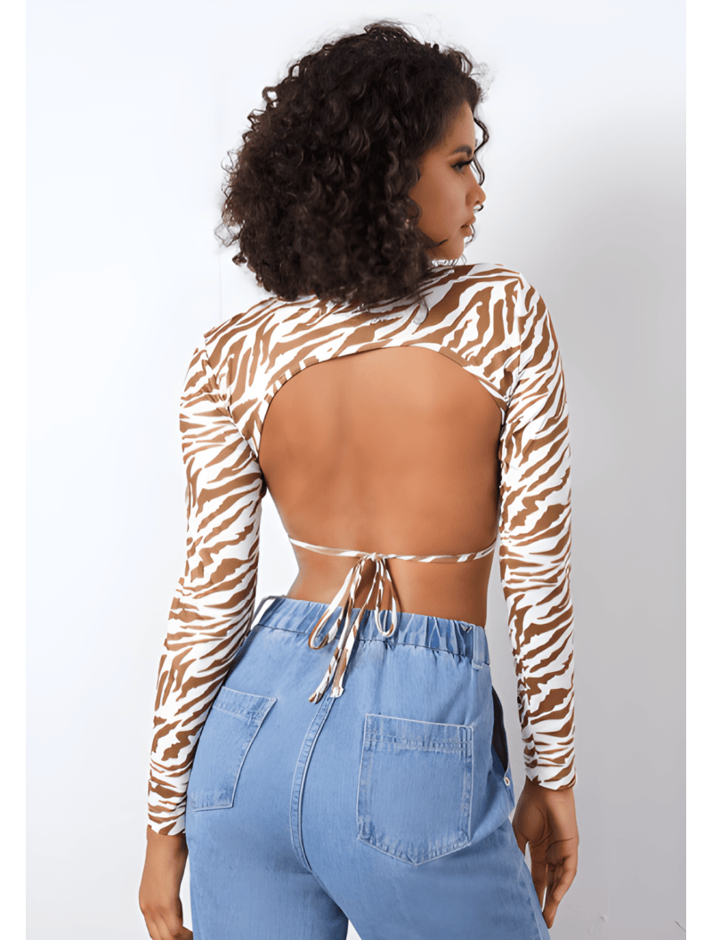Open Back Crop Top PDF Pattern (3) Open Back Crop Top PDF Pattern