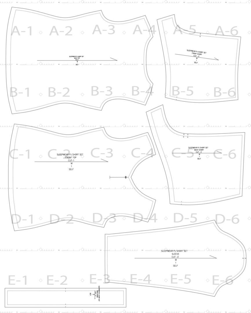 A4 Print template-pattern