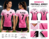 Women’s Football Jersey Sewing Pattern PDF | V-Neck Sports Shirt for Women | XS–3XL